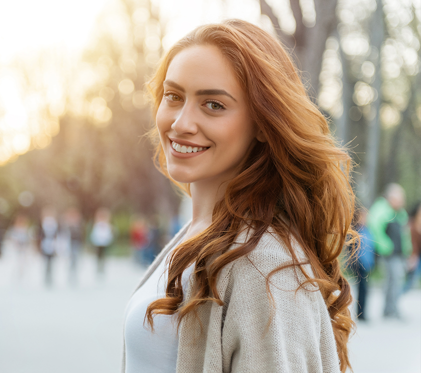 smiling woman